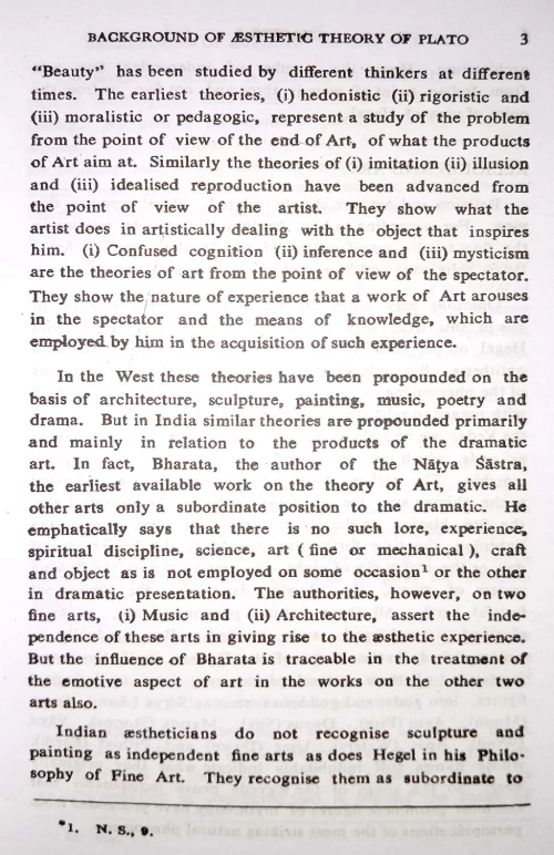Comparative Aesthetics ( Western Aesthetics) Vol IInd